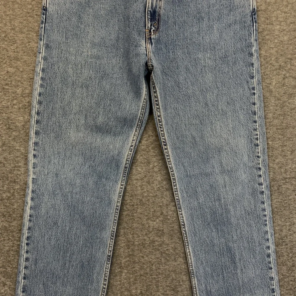 VTG Y2K Levi's 505 Jeans 34x36 Regular Fit Denim‎ Medium Light Wash Long Inseam